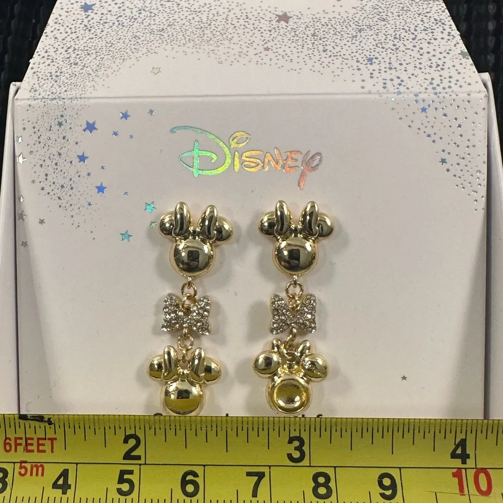 🆕Disney Gold Minnie Mouse Earrings